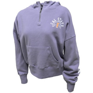 Blue 84 Fleece Quarter Zip Hood-Blu